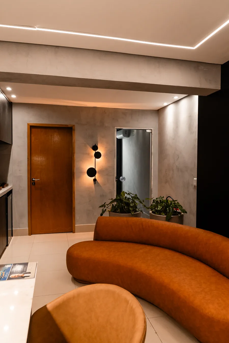 Sala de espera do consultório